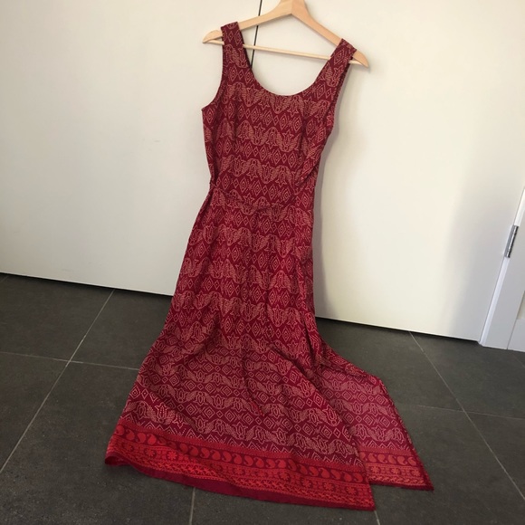 Long Red Dress - Picture 2 of 5